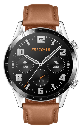 Умные часы HUAWEI Watch GT 2 Classic 46мм, коричневая галька фото 2