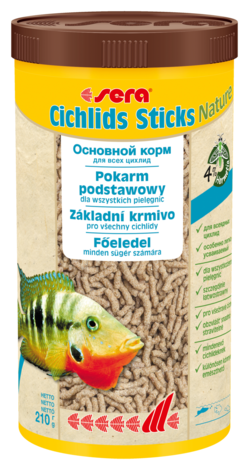 Sera Cichlids Sticks Корм для цихлид в палочках - 210 г