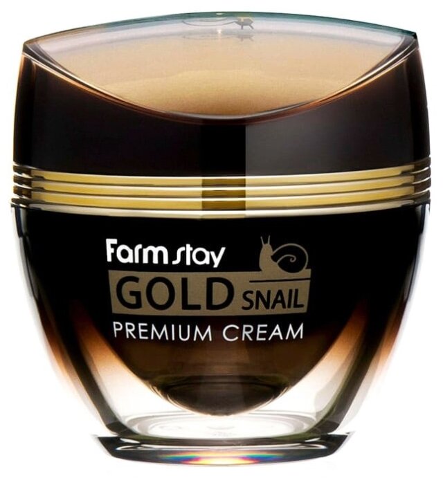 Farmstay Gold Snail Premium Cream Премиальный крем для лица с золотом и муцином улитки