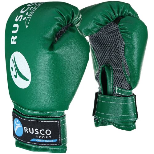 Перчатки боксёрские RUSCO SPORT, детские, 4 унции, цвет зелёный