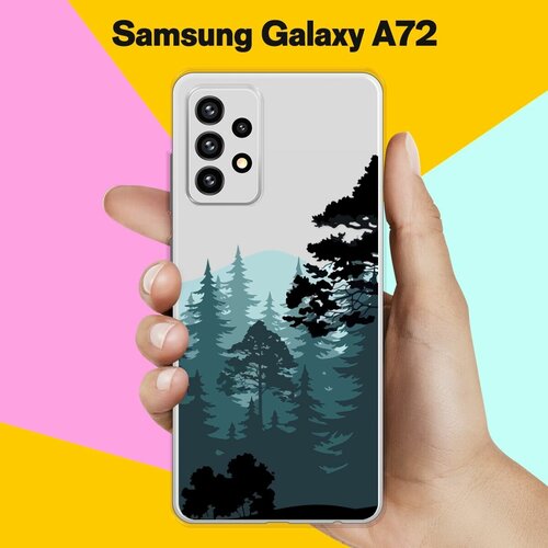 Силиконовый чехол на Samsung Galaxy A72 Лес / для Самсунг Галакси А72