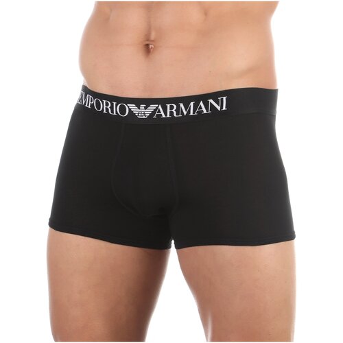 Мужские трусы боксеры черные Emporio Armani 111389_CC729 00020 M (46)