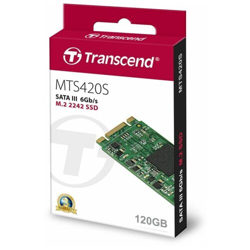 Накопитель SSD Transcend SATA III 120Gb TS120GMTS420S M.2 2242