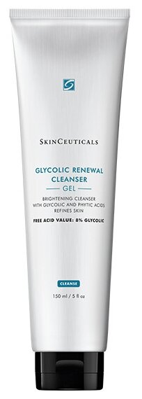 SkinCeuticals гель для умывания с гликолевой и фитиновой кислотами Glycolic Renewal Cleanser, 150 мл