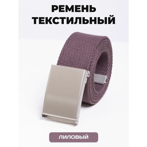 фото Ремень текстиль, длина 125 см., фиолетовый try it on