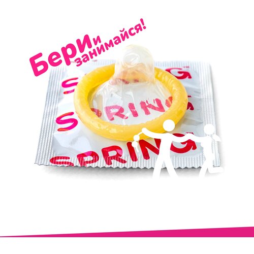 Презервативы с пупырышками SPRING BUBBLES №3 , 3 шт./уп. презервативы spring spring classic 3 шт