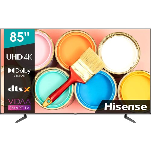 Телевизор ЖК 85 Hisense 85 Ultra HD Smart TV ОС VIDAA U5 Wi-Fi PCI 2000 DVB-T2TCS2S 2х15W CI14 3хHDMI 2хUSB Works with Alexa 20052400₽