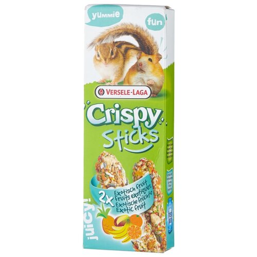 Лакомство для Versele-Laga Crispy Sticks с экзотическими фруктами, 110 г, 2 шт. в уп.