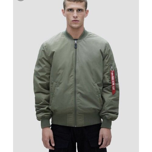 Бомбер ALPHA INDUSTRIES, размер L, зеленый