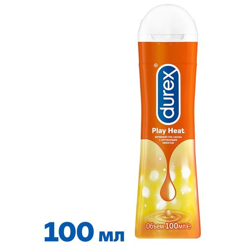 Крем-смазка Durex Play Heat с согревающим эффектом, 100 г, 100 мл, 1 шт. гель смазка play heat durex дюрекс фл 100мл