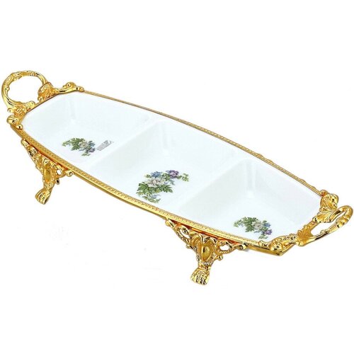 Менажница 42,5 х 14 см н/н с ручками Limoges 