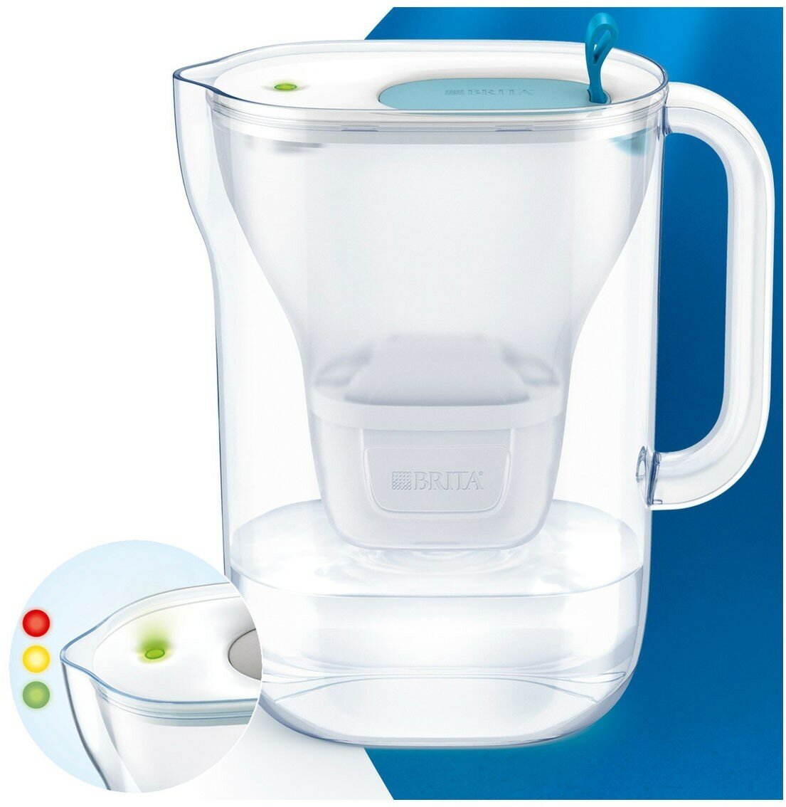 Фильтр кувшин BRITA Style XL MX+ 3.6 л бело-синий - фотография № 17