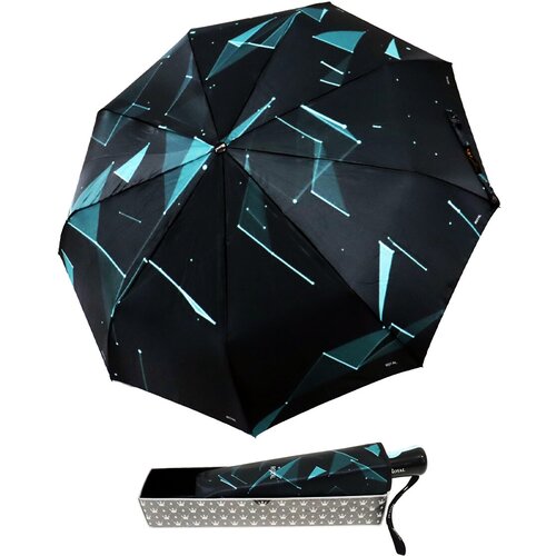 Зонт Royal Umbrella, черный, зеленый