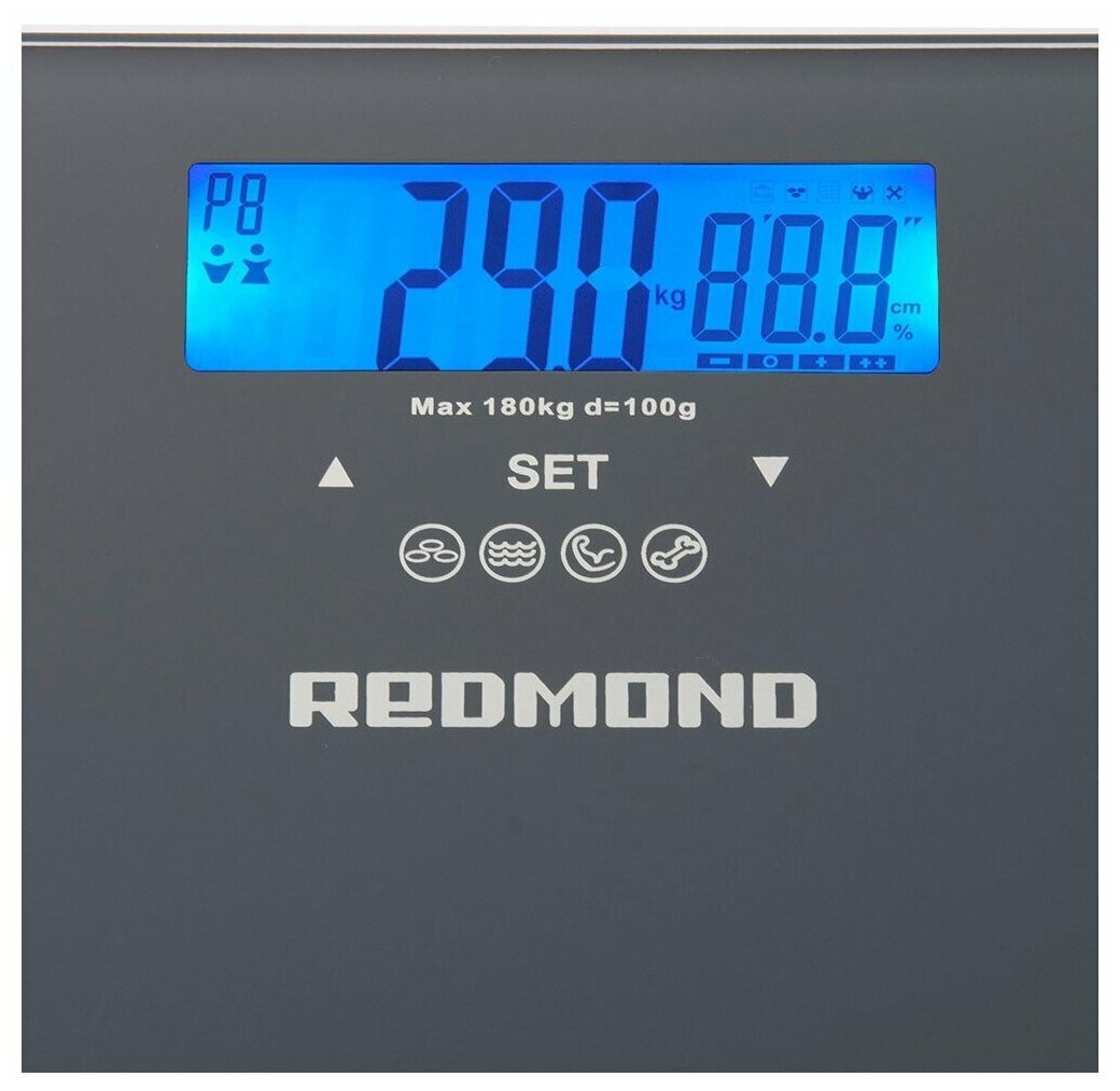 Напольные весы REDMOND RS-756 серый - фотография № 16