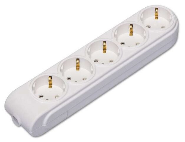 Колодка удлинителя 5-м с заземл. защ. шторки Makel MAKEL N5210000 (1 шт.)