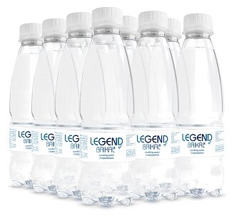 Вода питьевая Legend of Baikal глубинная газированная пластик