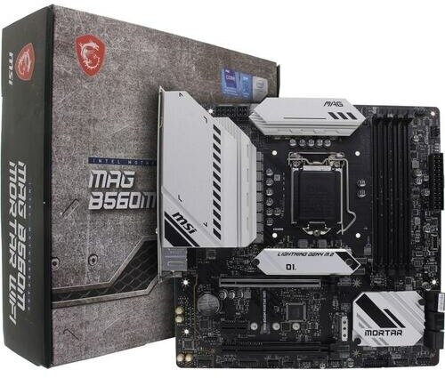 Материнская плата MSI (MAG B560M MORTAR) mATX, B560, LGA1200, RTL - фотография № 5