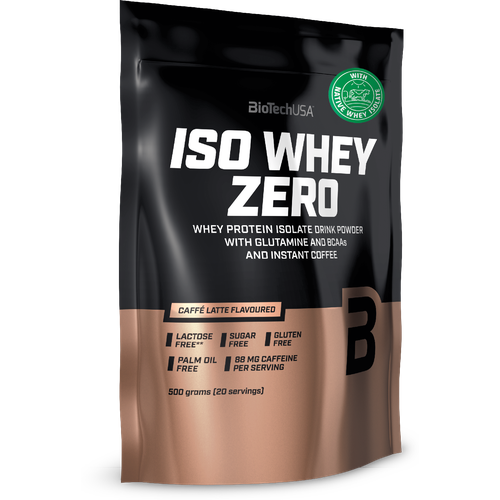 Протеин BioTechUSA Iso Whey Zero, 500 гр., кофе латте протеин biotechusa iso whey zero 908 гр кофе латте