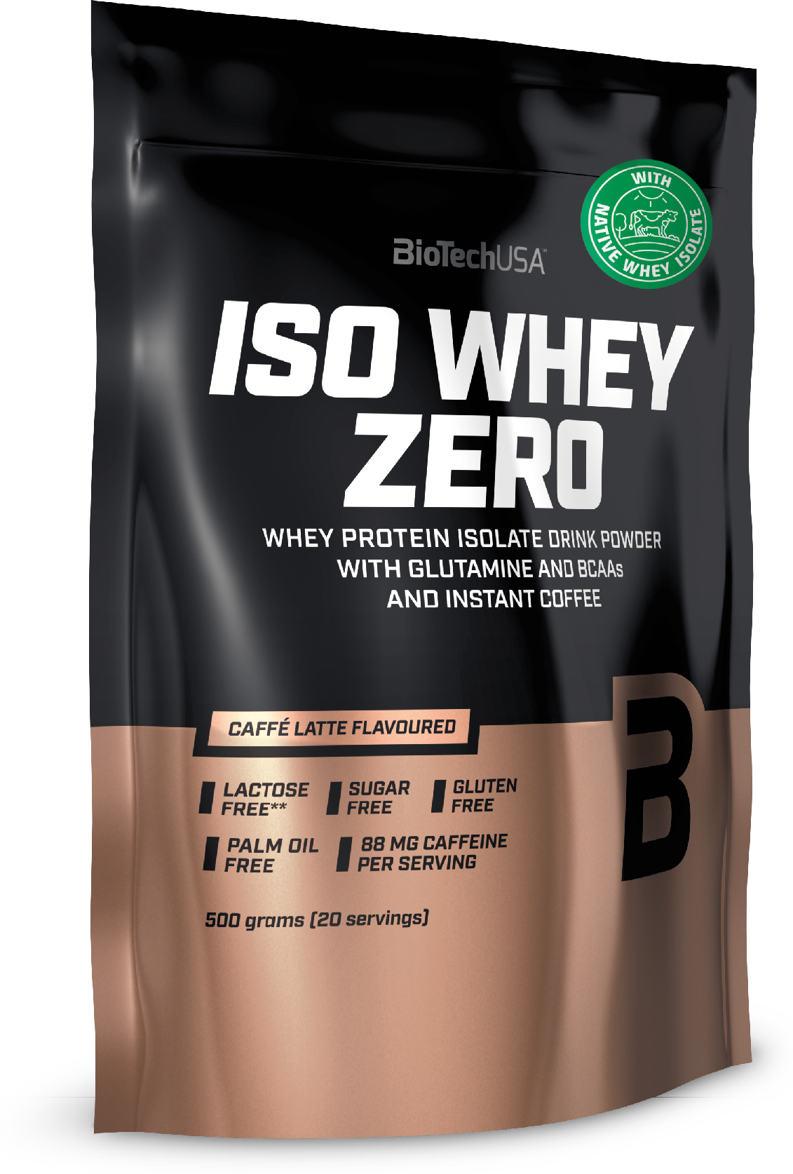 BioTechUSA Iso Whey Zero 500 гр, кофе латте