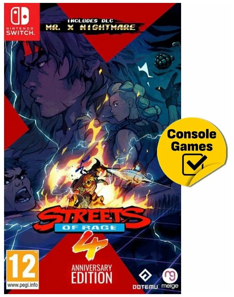 Игра для Switch Streets of Rage 4 Anniversary Edition (русские субтитры)