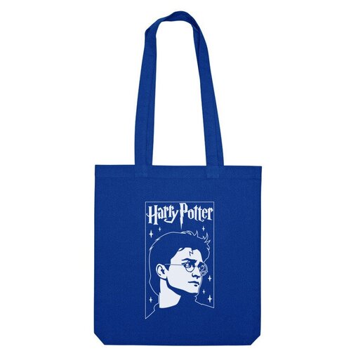 Сумка шоппер Us Basic, синий spinner cala harry potter create by sticker hogwarts