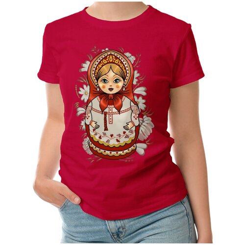 фото Футболка roly, размер l, красный