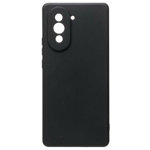 Чехол для Huawei Nova 10 силиконовый Soft Touch 2 с закрытой камерой <черный>
