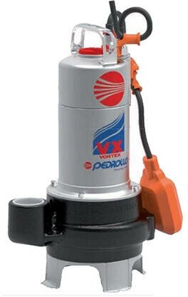 Насос фекальный Pedrollo VXm 8/50-N (0,55 кВт, Qmax 450 л/мин, Hmax 6 м, 1x230 В, кабель 5 м)