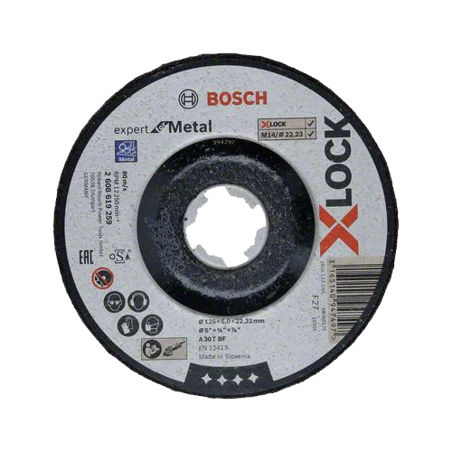 Шлифовальный абразивный диск BOSCH Expert for Metal 2608619259, 1 шт.