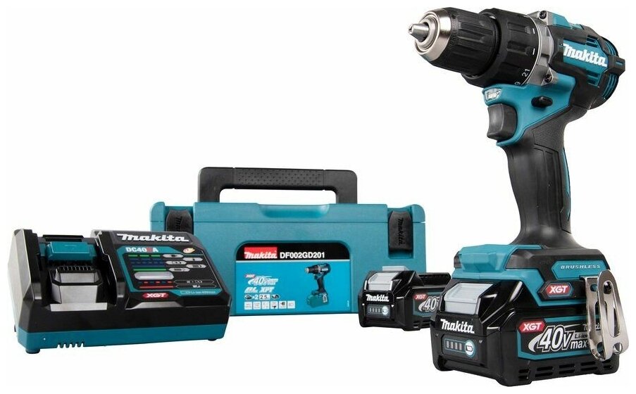 Makita Компактная дрель-шуруповерт XGT DF002GD201 - фотография № 8