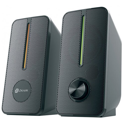 Колонки 20 Oklick OK-120 черный 8W 1458485 229300₽