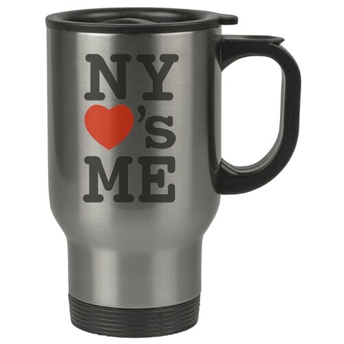 фото Автомобильная термокружка ny loves , голая любовь drabs