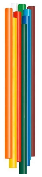 Стержни клеевые STEINEL разноцветные D=11mm/L=250mm,250г,10шт. - фотография № 2