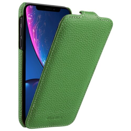 фото Кожаный чехол флип melkco для apple iphone xr - jacka type -