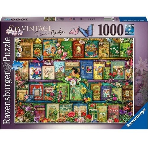 фото Пазл ravensburger 1000 винтаж. летний сад, арт.17125