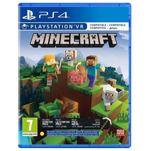 Игра (Диск) Minecraft Майнкрафт (PlayStation 4, Русская версия)