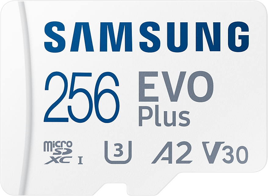 Карта памяти Samsung microSDXC 256 Гб, EVO Plus