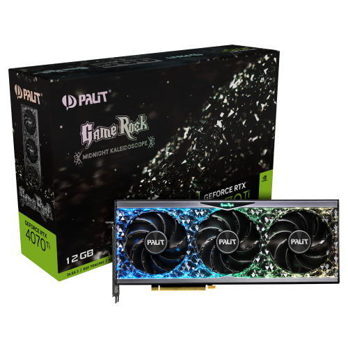 Видеокарта Palit NVIDIA GeForce RTX 4070 Ti GameRock Ret (NED407T019K9-1045G)