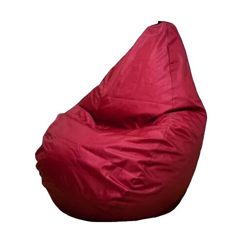 фото Пуффбери кресло-мешок груша оксфорд l бордовый оксфорд