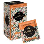 Чай черный London tea сlub Ginger-orange в пакетиках - изображение