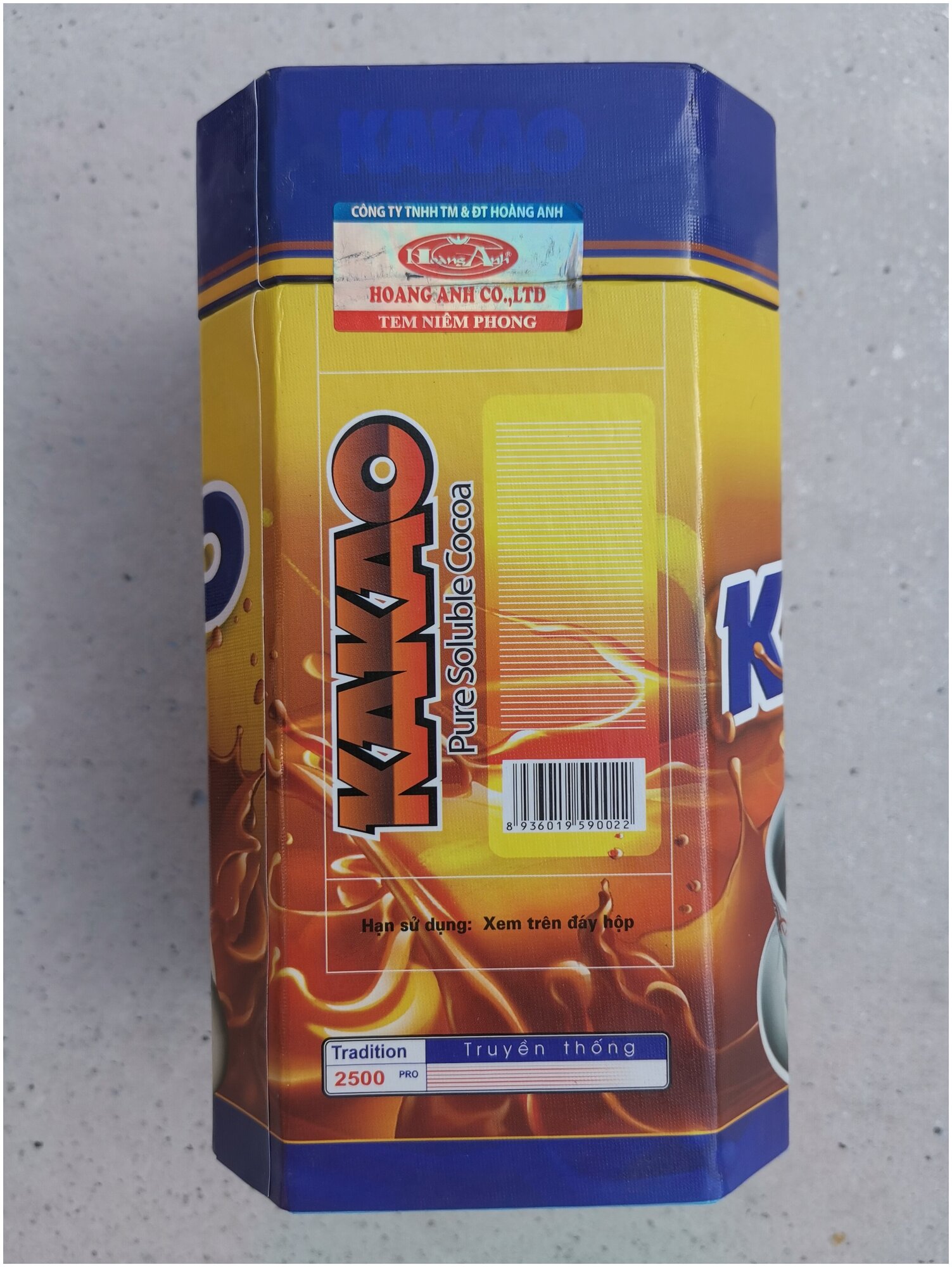 Вьетнамский быстрорастворимый какао HEADMAN c шоколадным вкусом в подарочной коробке, 500 г - фотография № 2
