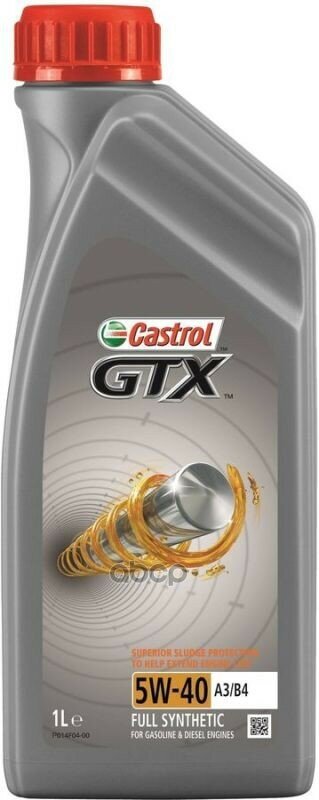 Castrol Масло Моторное Castrol Gtx 5W-40 Синтетическое 1 Л 15Df33