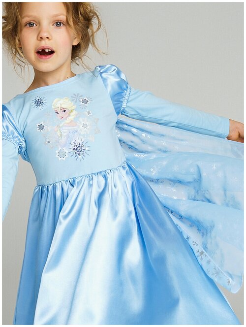 Платье playToday, размер 104, голубой