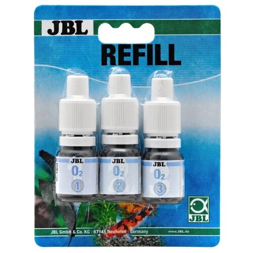 фото Jbl oxygen reagent o2 new formula тесты для аквариумной воды, набор