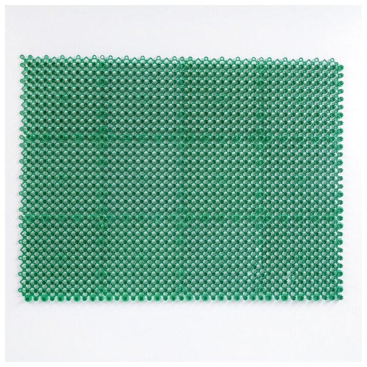 Покрытие ковровое щетинистое «Травка-эконом», 36×48 см, цвет зелёный - фотография № 2