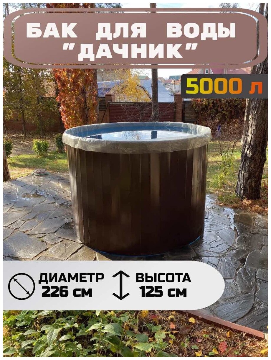 Емкость для воды сборная Дачник 5000 литров