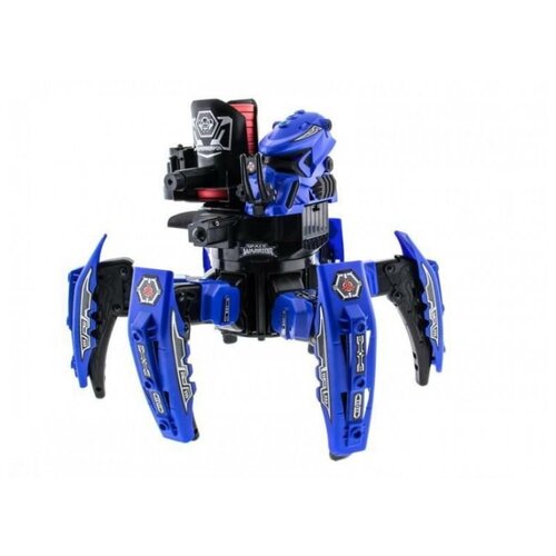 фото Интерактивная игрушка робот keye toys паук space warrior (лазер, диски) kt-9005-1 синий