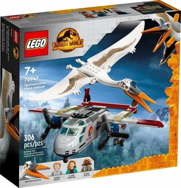 Конструктор LEGO Jurassic World 76947 Кетцалькоатль: нападение на самолет