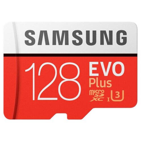 Карта памяти Samsung EVO Plus microSDXC 128Gb UHS-I Cl10+ад