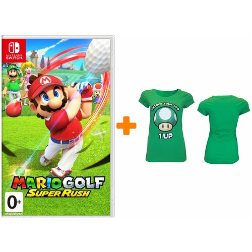 Набор Mario Golf: Super Rush (игра + футболка женская XL)